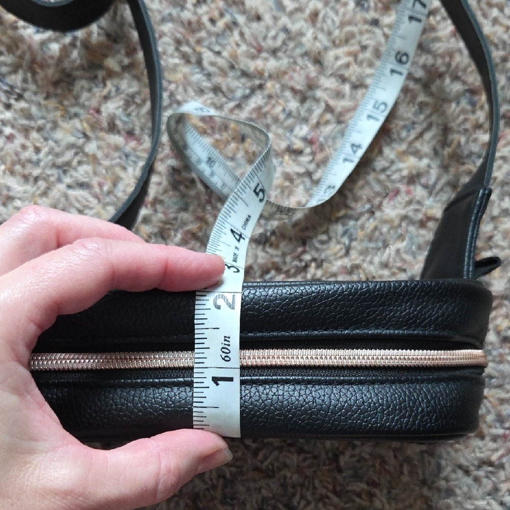 Adidas Black Leather Crossbody Bag - Picture 7 of 7